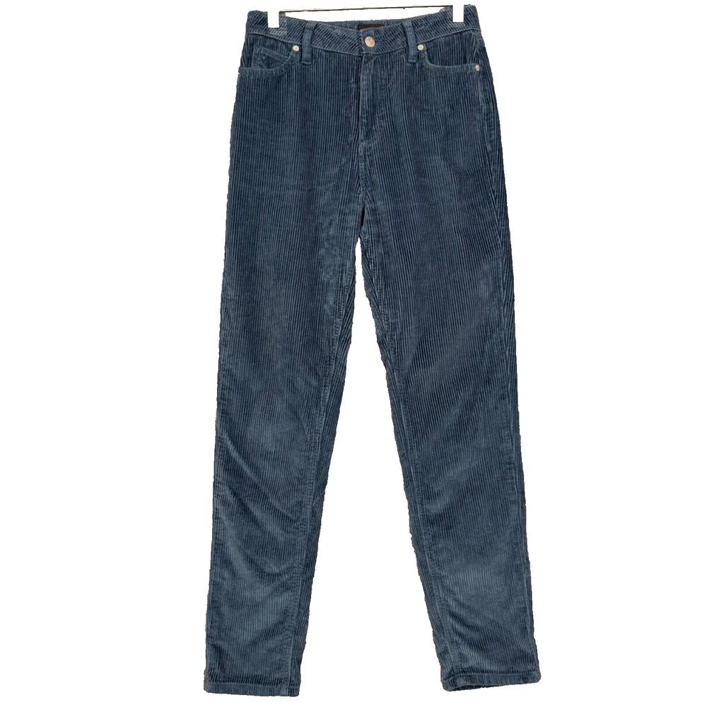 BDG Pants Womens 25 Blue Corduroy Mom High Rise Wide Wale 100% Cotton Cords UO